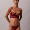 CK Black Bikini mit Blumen-Spitze CK Black Bikini mit Blumen-Spitze