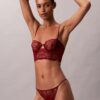 CK Black Bikini mit Blumen-Spitze CK Black Bikini mit Blumen-Spitze