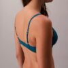 CK Black Geo Lace Leicht gefütterter Plunge-BH