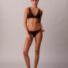 CK Black Geo Lace Leicht gefütterter Plunge-BH