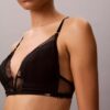 CK Black Geo Lace Leicht gefütterter Triangel-BH CK Black Geo Lace Leicht gefütterter Triangel-BH