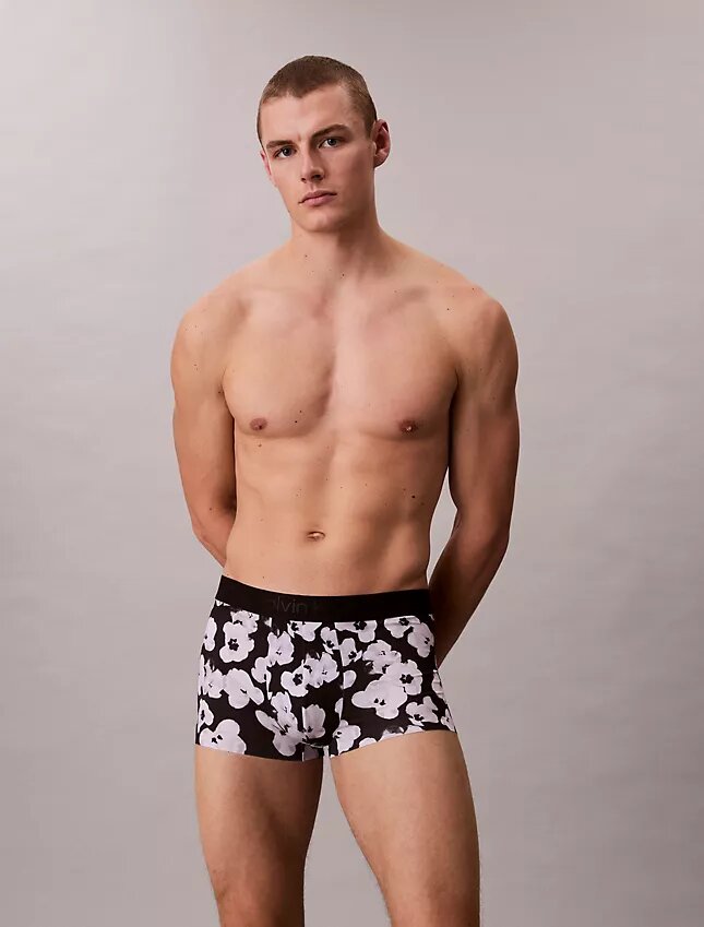 CK Black Print Low Rise Trunk CK Black Print Low Rise Trunk