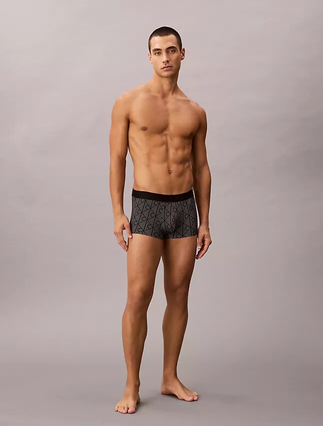 CK Black Print Low Rise Trunk CK Black Print Low Rise Trunk