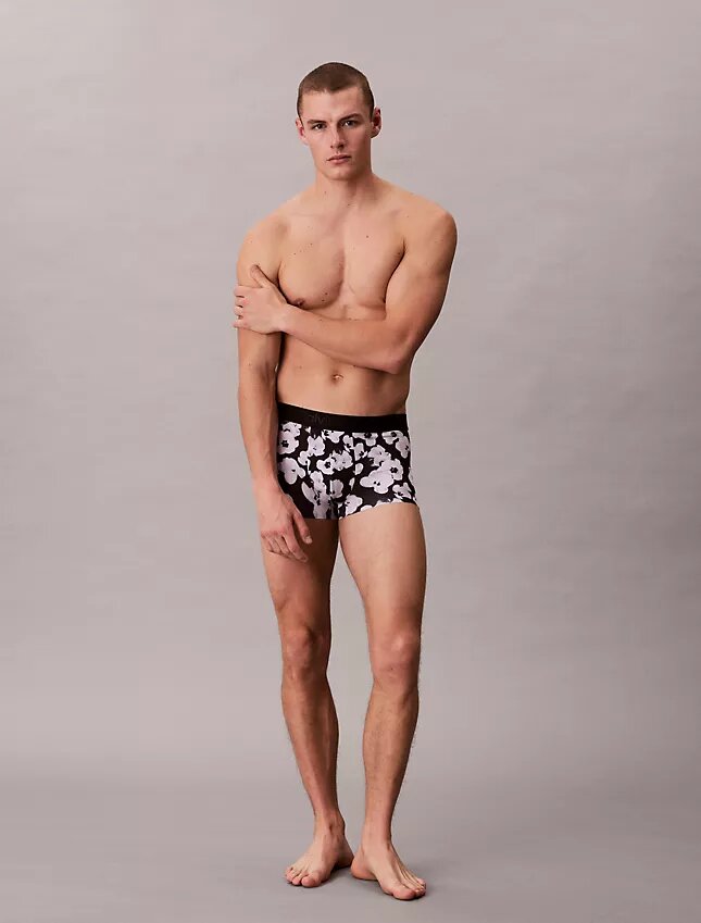 CK Black Print Low Rise Trunk CK Black Print Low Rise Trunk