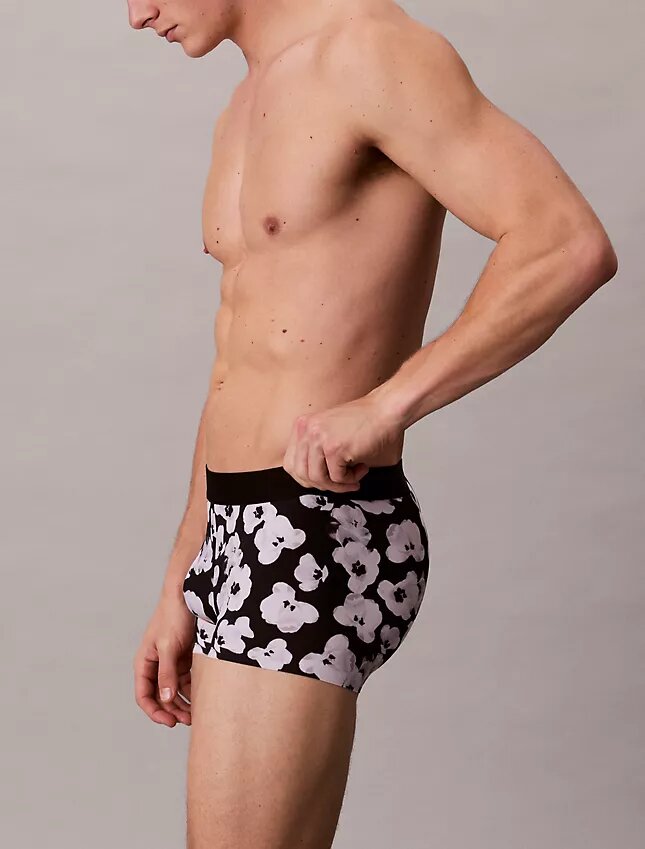 CK Black Print Low Rise Trunk CK Black Print Low Rise Trunk