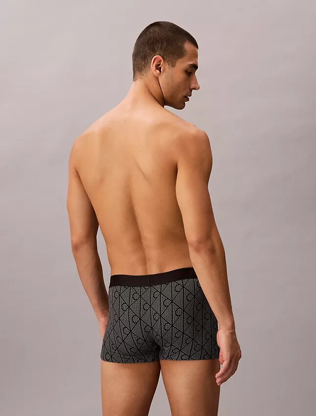CK Black Print Low Rise Trunk CK Black Print Low Rise Trunk