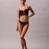 CK Black Thong mit floraler Spitze CK Black Thong mit floraler Spitze