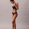 CK Black Thong mit floraler Spitze CK Black Thong mit floraler Spitze