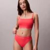 CK Icon Einfarbiger Bikini