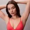 Ck Icon Triangle Swim Bralette