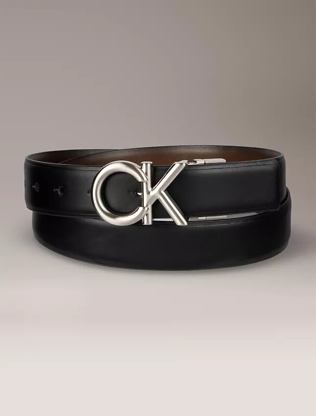 Ck-Logo-Plakette Wendbarer Anzuggürtel Ck-Logo-Plakette Wendbarer Anzuggürtel