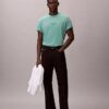 Classic-T-Shirt mit Acid-Wash-Logo Classic-T-Shirt mit Acid-Wash-Logo