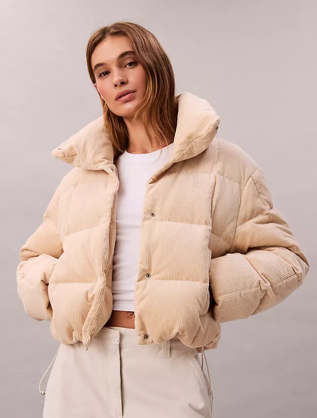 Cord-Daunenjacke Cord-Daunenjacke