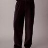 Cordhose mit Falten und weitem Bein Cordhose mit Falten und weitem Bein