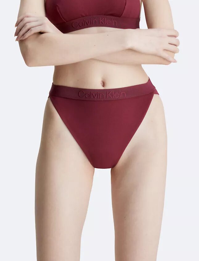 Core Tonal Bikini-Unterteil mit hoher Taille Core Tonal Bikini-Unterteil mit hoher Taille