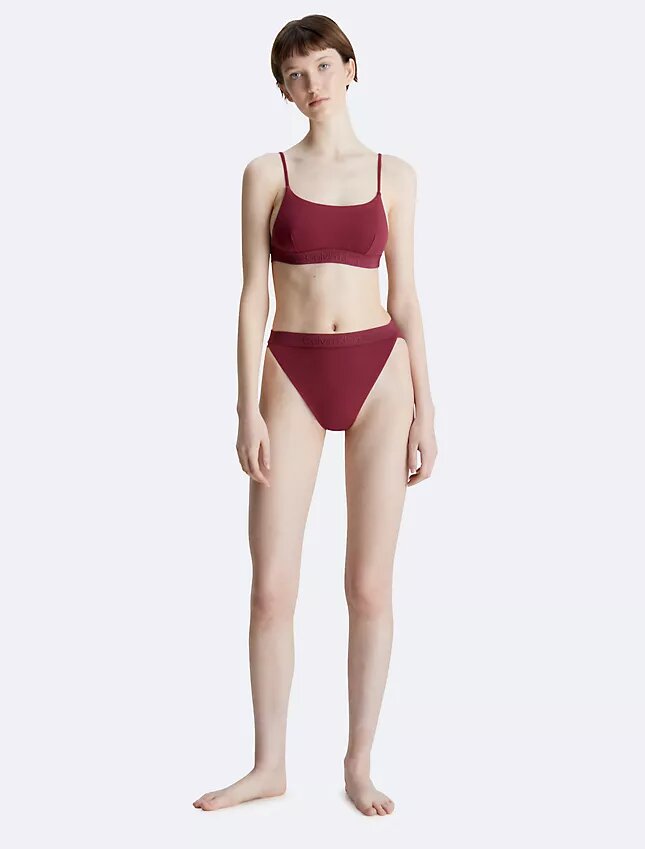 Core Tonal Bikini-Unterteil mit hoher Taille Core Tonal Bikini-Unterteil mit hoher Taille