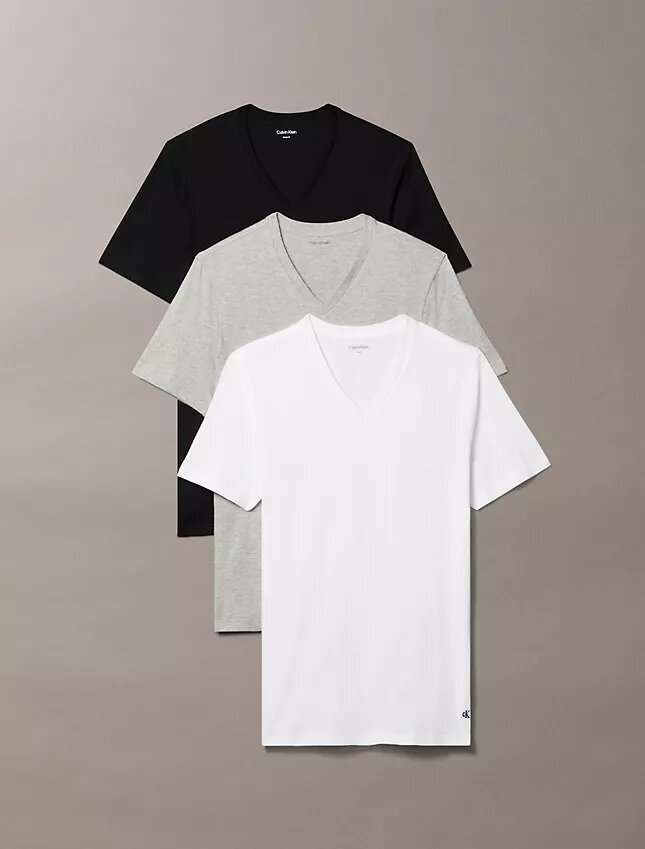 Cotton Classics 3er-Pack T-Shirt mit V-Ausschnitt in klassischer Passform Cotton Classics 3er-Pack T-Shirt mit V-Ausschnitt in klassischer Passform