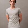 Cotton Classics 3er-Pack T-Shirt mit V-Ausschnitt in klassischer Passform Cotton Classics 3er-Pack T-Shirt mit V-Ausschnitt in klassischer Passform