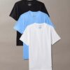 Cotton Stretch 3er-Pack Slim-Fit-T-Shirt mit Rundhalsausschnitt Cotton Stretch 3er-Pack Slim-Fit-T-Shirt mit Rundhalsausschnitt