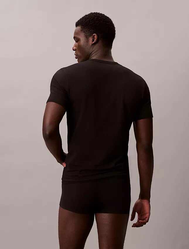 Cotton Stretch 3er-Pack Slim-Fit-T-Shirt mit Rundhalsausschnitt Cotton Stretch 3er-Pack Slim-Fit-T-Shirt mit Rundhalsausschnitt