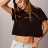 Cotton Stretch-Lounge-Pride-Boxy-Crop-T-Shirt Cotton Stretch-Lounge-Pride-Boxy-Crop-T-Shirt