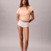Cotton Stretch-Lounge-T-Shirt mit Logo Cotton Stretch-Lounge-T-Shirt mit Logo