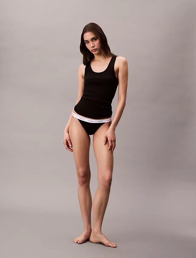 Cotton Stretch Ripp Thong Cotton Stretch Ripp Thong