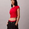 Crop-T-Shirt mit Neujahrs-Emblem Crop-T-Shirt mit Neujahrs-Emblem