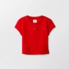 Crop-T-Shirt mit Neujahrs-Emblem Crop-T-Shirt mit Neujahrs-Emblem