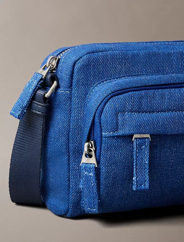 Denim-Kameratasche Denim-Kameratasche