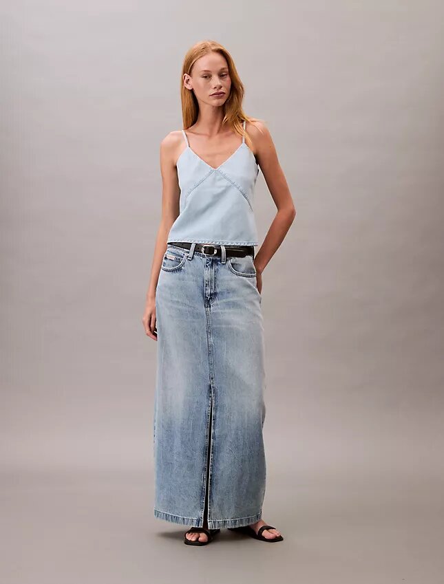 Denim-Maxirock Denim-Maxirock
