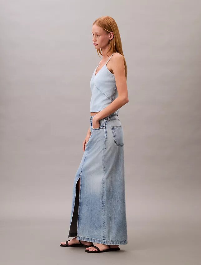 Denim-Maxirock Denim-Maxirock