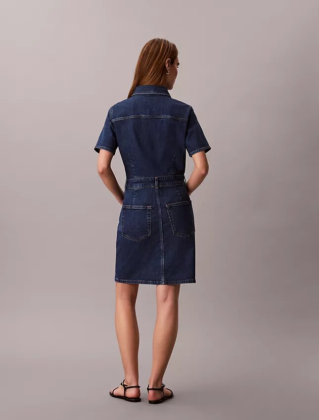 Denim-Mini-Trucker-Kleid Denim-Mini-Trucker-Kleid