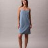 Denim-Minikleid mit Trägern Denim-Minikleid mit Trägern