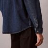 Denim-Overshirt mit durchgehendem Monogram im 90er-Jahre-Stil