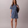 Denim-Shirtkleid mit Gürtel Denim-Shirtkleid mit Gürtel