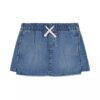 Denim-Skorts mit Kordelzug für Mädchen Denim-Skorts mit Kordelzug für Mädchen