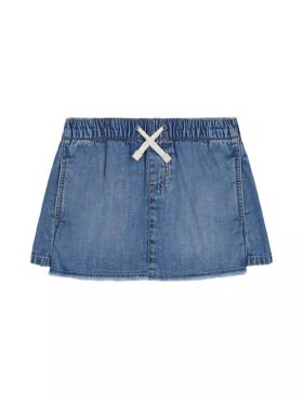 Denim-Skorts mit Kordelzug für Mädchen