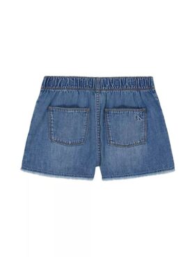 Denim-Skorts mit Kordelzug für Mädchen
