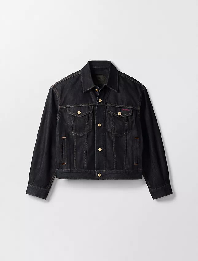 Denim-Truckerjacke zum Mondneujahr Denim-Truckerjacke zum Mondneujahr
