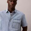 Denim-Utility-Hemd mit Knopfleiste Denim-Utility-Hemd mit Knopfleiste