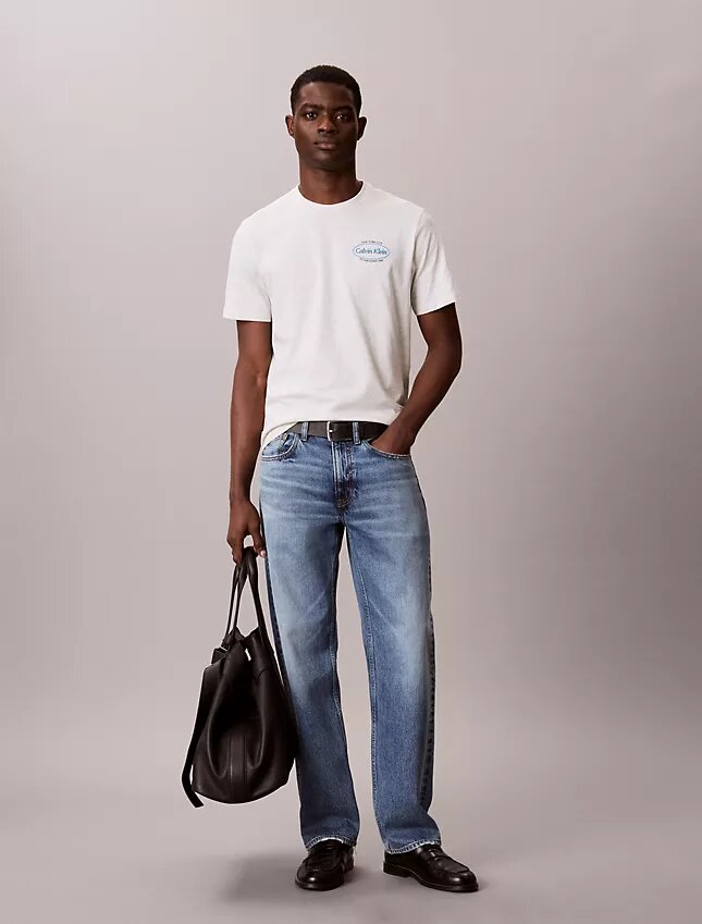 Diner Calvin Klein T-Shirt mit Grafik-Logo Diner Calvin Klein T-Shirt mit Grafik-Logo