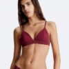 Einfarbiges Triangel-Bikini-Oberteil Einfarbiges Triangel-Bikini-Oberteil