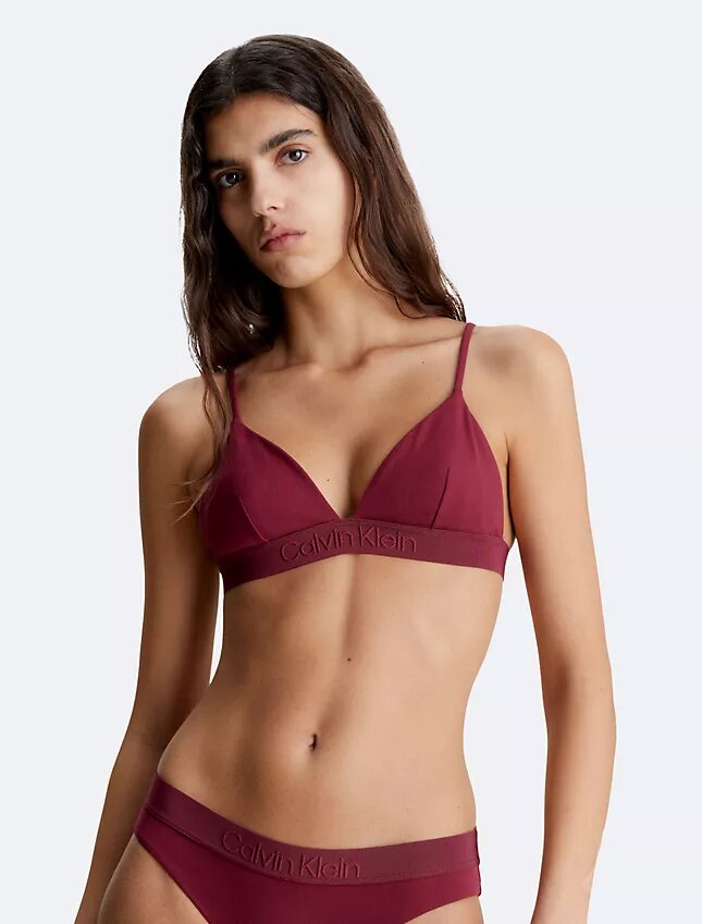 Einfarbiges Triangel-Bikini-Oberteil Einfarbiges Triangel-Bikini-Oberteil