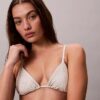 Einfarbiges Triangel-Bikini-Oberteil Einfarbiges Triangel-Bikini-Oberteil