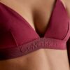 Einfarbiges Triangel-Bikini-Oberteil Einfarbiges Triangel-Bikini-Oberteil