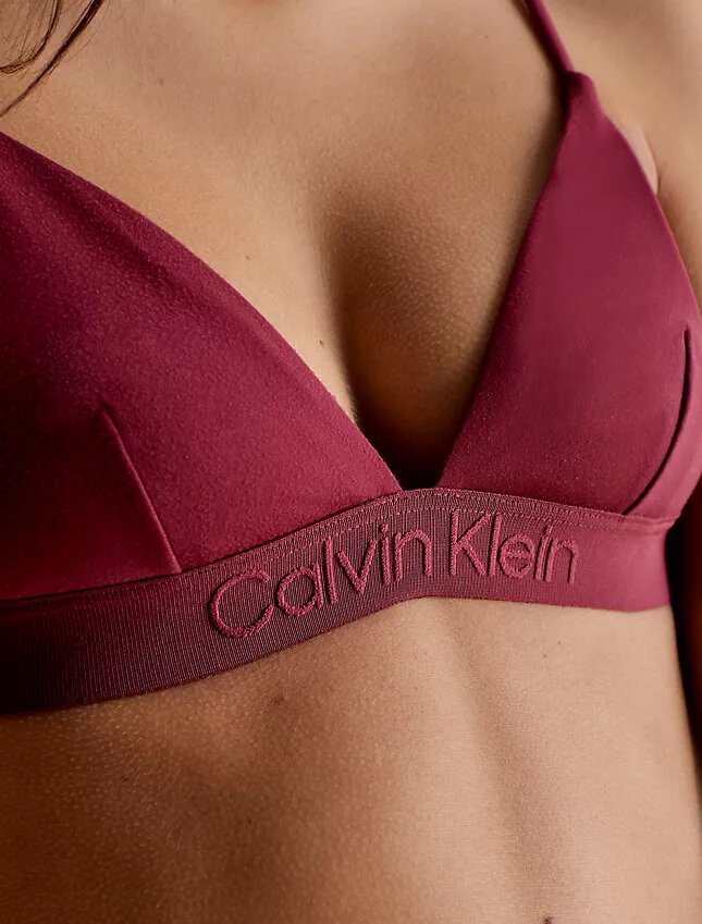 Einfarbiges Triangel-Bikini-Oberteil Einfarbiges Triangel-Bikini-Oberteil
