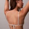 Einfarbiges Triangel-Bikini-Oberteil Einfarbiges Triangel-Bikini-Oberteil