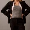 Elegante Stretch-Hose in gerader Passform