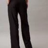 Elegante Stretch-Hose mit weitem Bein Elegante Stretch-Hose mit weitem Bein